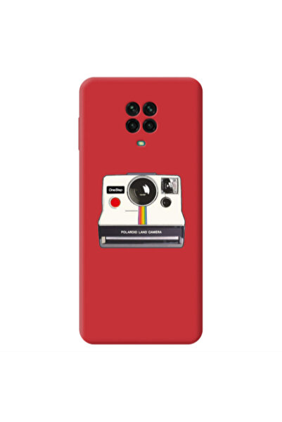 Other Xiaomi Redmi Note 9 Pro Polaroid land camera Red Colored Silicone TPU Θήκη
