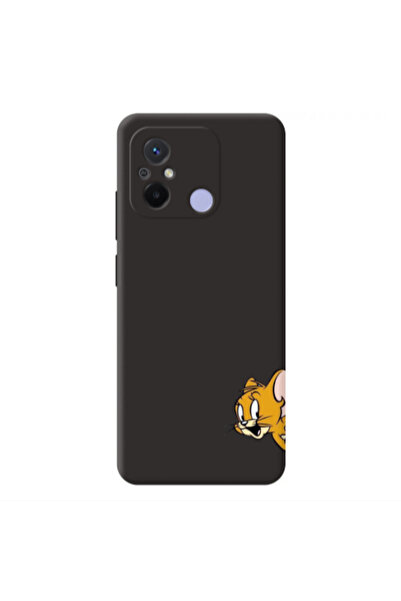 Other Xiaomi Redmi 12C Jerry 2 Black Colored Silicone TPU Θήκη