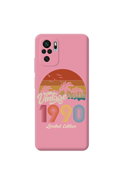 Other Xiaomi Redmi Note 10S Vintage Pink Colored Silicone TPU Θήκη