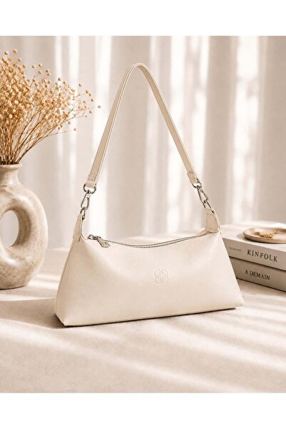 Kumru Studio Noa Baget Shoulder Bag - Ecru