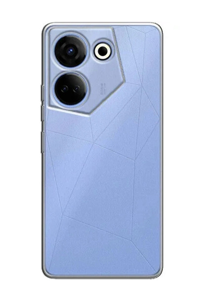 eco port Tecno Camon 20 Pro 5G Kılıf Lüx Şeffaf Silikon