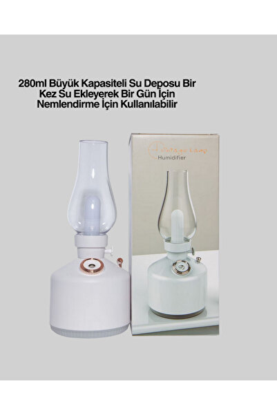 ZERO LAND NOVAPAZR Kablosuz Retro Buhar Makinesi Gaz Lambası Tasarım (02219) ...