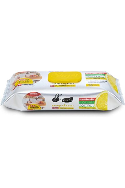 NW NessiWorld Kitchen Cleaning Towel 50 Pieces Lemon