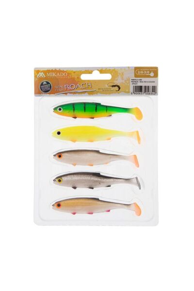 Mikado SHAD REAL FISH 8.5cm/MIX - 5 bucăți