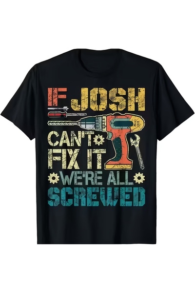 12 Teknoloji Men's New Pure Cotton T-shirt, Featuring a Vintage Josh Tools Pr...