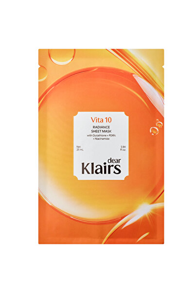 Dear Klairs Vita 10 Radiance Sheet Mask Masca de fata 25 ml