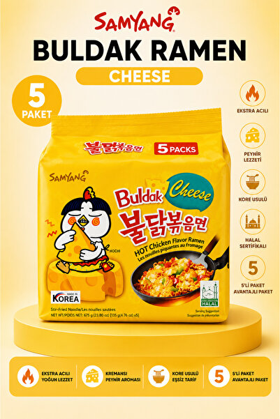 Ramen - Cheese Peynirli x5 Adet