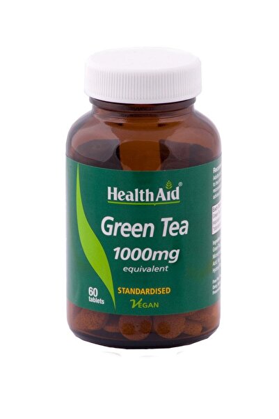 Health Aid Green Tea 1000mg, 60 tabs