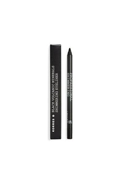 korres Black Volcanic Minerals Professional Shimmering Eyeliner,Μαύρο Ιριδίζω...