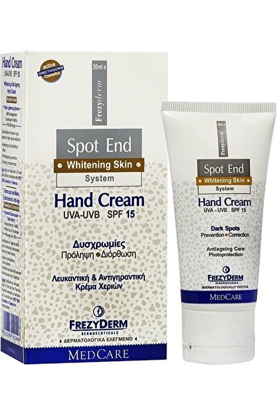 Frezyderm Spot-End Hand Cream Ενυδατική Κρέμα Χεριών Κατά των Καφέ Κηλίδων, 50ml