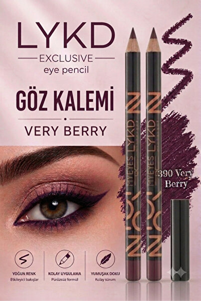 lykd 2 Adet Göz Kalemi 390 Very Berry Avantaj Seti