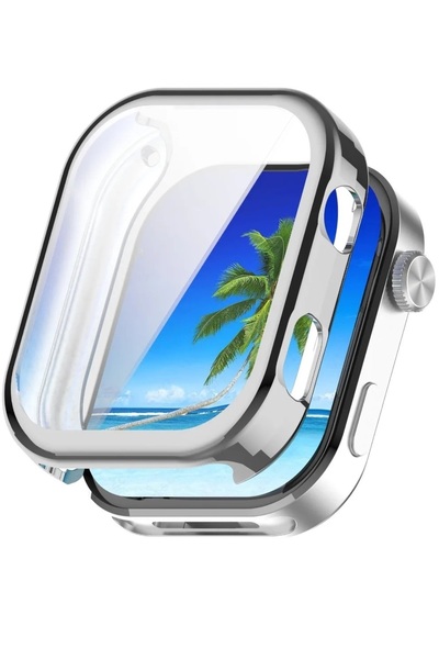 TEKNETSTORE Xiaomi Redmi Watch 6 Uyumlu Silikon Kasa ve Ekran Koruyucu 360 De...