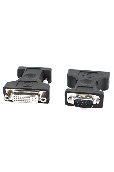 POWERTECH αντάπτορας VGA σε DVI 24+5 CAB-G016, συμβατό με 24+1, μαύρος