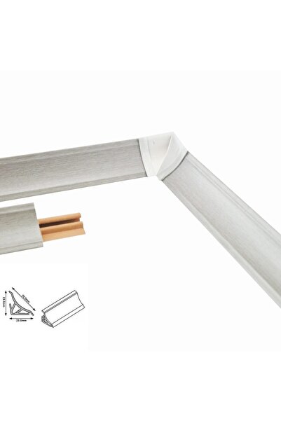 KYCT Profil etansare blat bucatarie 23 x 23 mm Titan 1,5 m