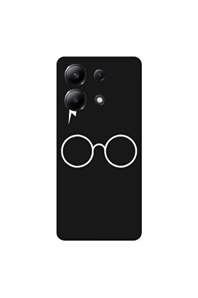 Other Xiaomi Redmi Note 13 4G glasses Black Colored Silicone TPU Θήκη