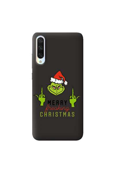 Other Xiaomi Mi 9 Lite Merry Christmas44 Black Colored Silicone TPU Θήκη