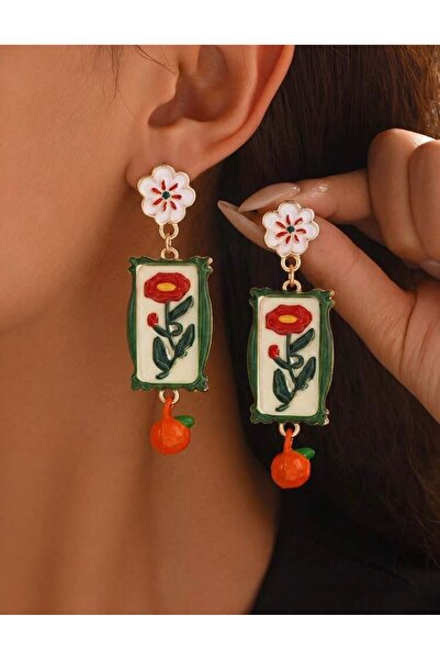 HOSBUTIK Colorful New Season Za Earrings