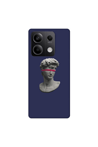 Other Xiaomi Redmi Note 13 5G Half statue Dark blue Colored Silicone TPU Θήκη