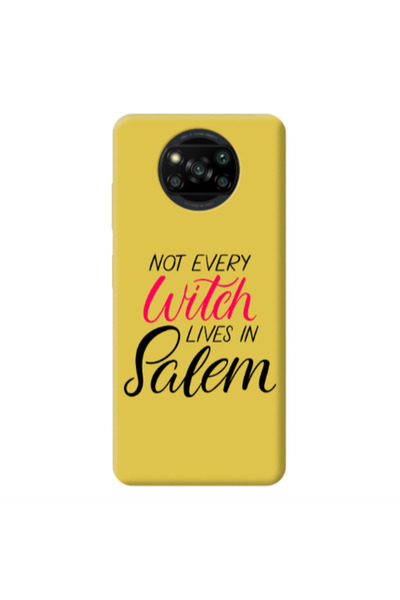 Other Xiaomi Poco X3 /X3 Pro Not every witch lives in salem Yellow Colored Si...