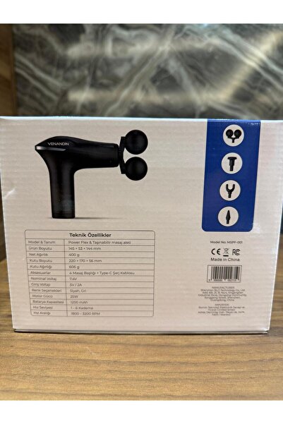 Venandin MSPF-001 POWER FLEX HB-011 ÇİFT BAŞLI MASAJ ALETİ B11