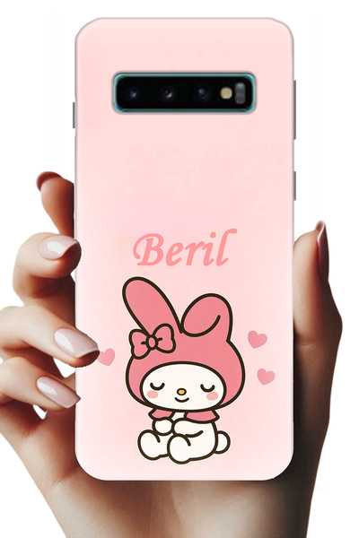 Noprin Samsung Galaxy S10 Plus Kılıf - İsimli Yazılı Kişiye Özel Kişileştirel...
