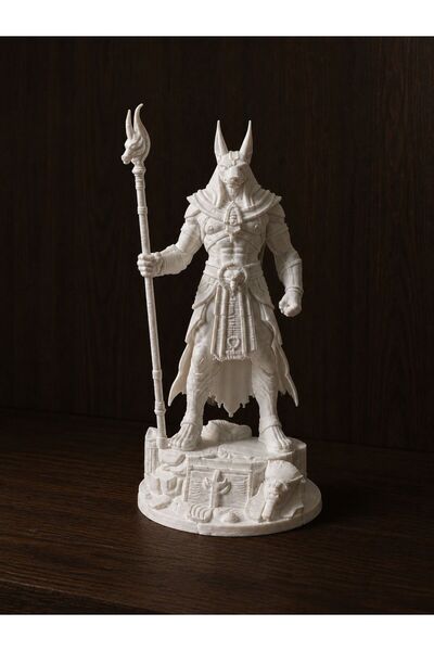 shop Anubis Heykeli Dekoratif Biblo | Mısır Tanrısı Masaüstü Dekor
