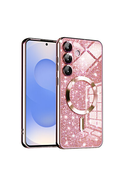 Techsuit Θήκη για Samsung Galaxy S25, Πολυτελής με Γκλίτερ, MagSafe, αντικραδ...