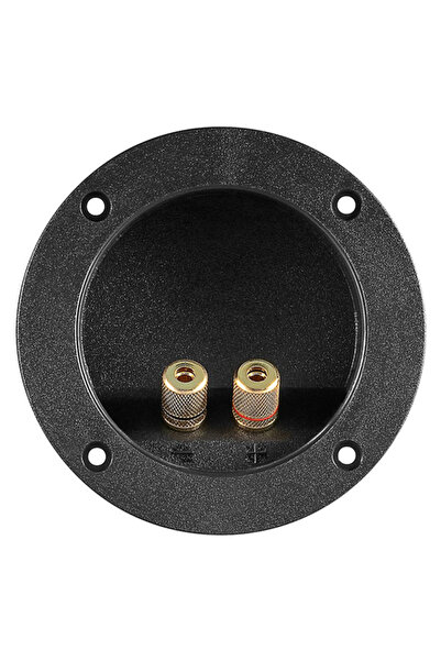 POWERTECH τερματικό ηχείου 6mm ή banana plug 4mm CAB-V036, Φ105mm, μαύρο