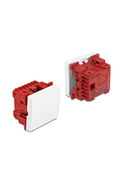 DELOCK module διακόπτης Easy 45 81364, μονός, 1-pole, 1-way, λευκός