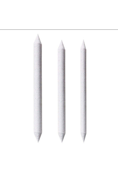 Alayjah , 3-Piece Double-Ended Blending Stumps (2 Pack), White Tools for Penc...