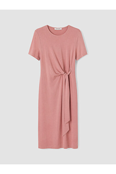 LC Waikiki Peak New Season Drawstring Modal Blend Dress
