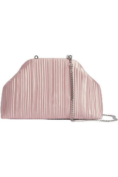 Ted Baker Women's Pleated Soft Satin Clutch Bag - Pink
