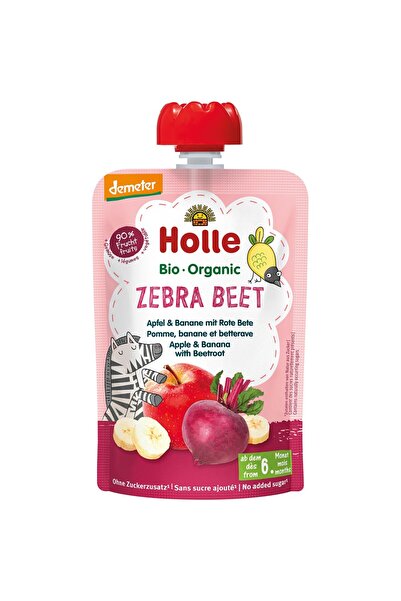 Holle Piure de mere banane si sfecla rosie pentru copii fara gluten 6luni,