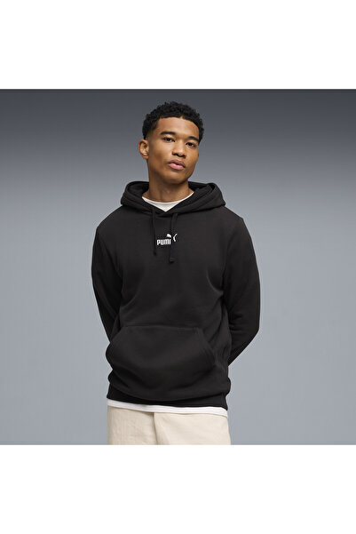 Puma Hanorac din fleece cu logo Essentials No.1 pentru bărbați