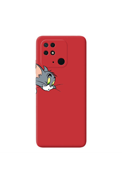 Other Xiaomi Redmi 10C Tom 1 Red Colored Silicone TPU Θήκη