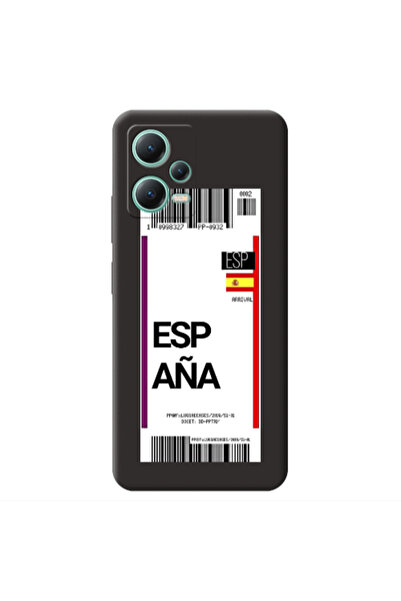 Other Xiaomi Redmi Note 12 Pro 5G Espana Arrival Black Colored Silicone TPU Θήκη