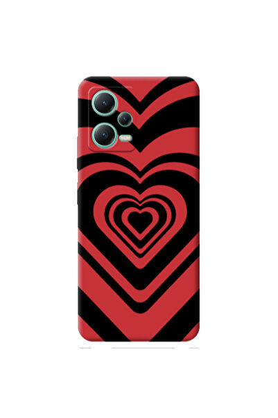 Other Xiaomi Redmi Note 12 Pro 5G Hypnosis Red Colored Silicone TPU Θήκη