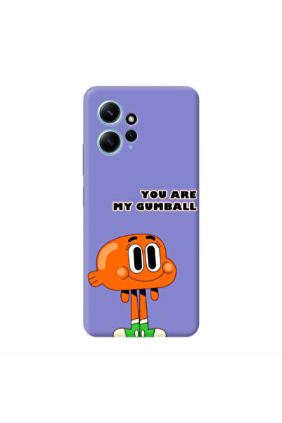 Other Xiaomi Redmi Note 12 4G You are my gumball Purple Colored Silicone TPU ...