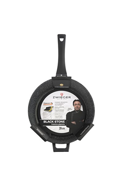 ZWIEGER Tigaie adanca Black Stone, Zwieger, Aluminiu, 28cm, Negru