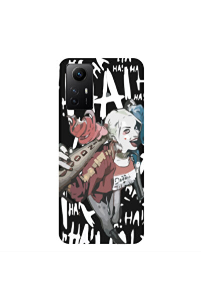 Other Xiaomi Redmi Note 12s Ha Ha Ha Black Colored Silicone TPU Θήκη