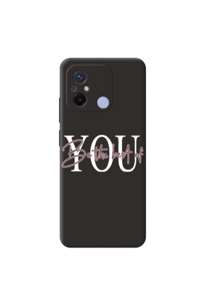 Other Xiaomi Redmi 12C Be the best of Black Colored Silicone TPU Θήκη