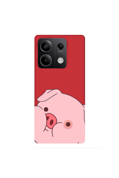 Other Xiaomi Redmi Note 13 5G Piggy 2 Red Colored Silicone TPU Θήκη