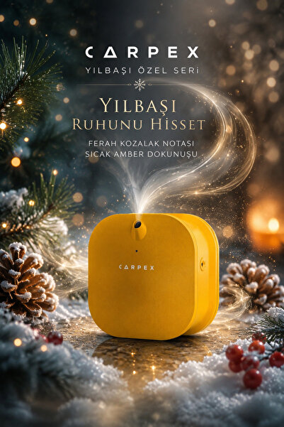 Carpex Micro Difüzör Koku Makinesi Sarı Olor Sigara Puro Hediyeli