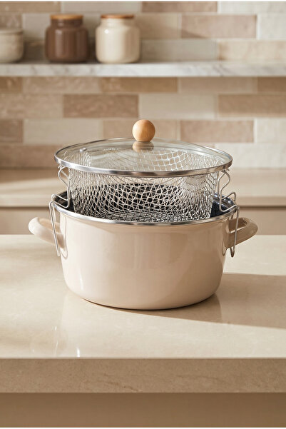 Bambum Lumino Frying Pan Beige 22cm