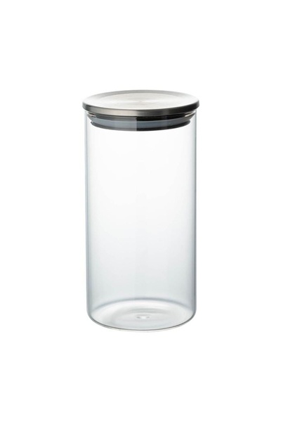 OEM Borcan de depozitare din sticlă, cu capac metalic, 750 ml, practic pentru...