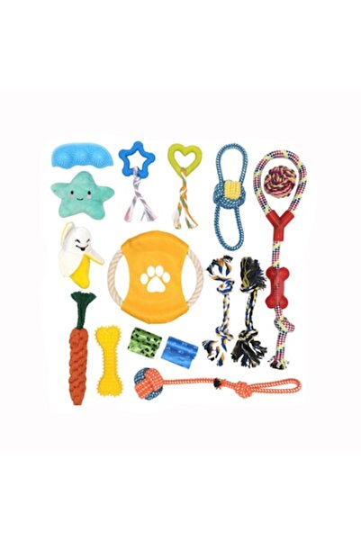 OEM Set de jucării pentru câini, jucării de mestecat, frânghie, minge, frisbe...