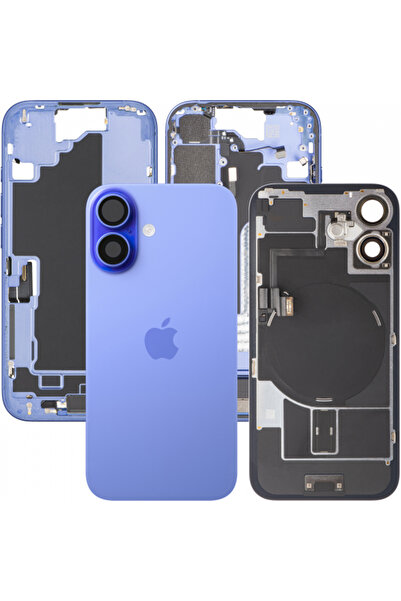 Apple Капак за батерия за iPhone 16, със среден корпус, пълен комплект части,...