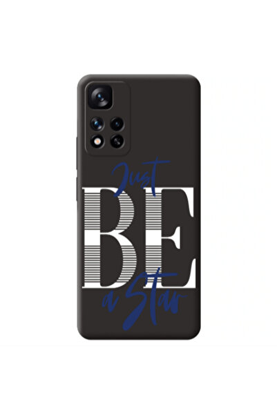 Other Xiaomi Redmi Note 11 Pro 5G Just Be a Star Black Colored Silicone TPU Θήκη