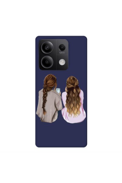 Other Xiaomi Redmi Note 13 5G Friends Dark blue Colored Silicone TPU Θήκη