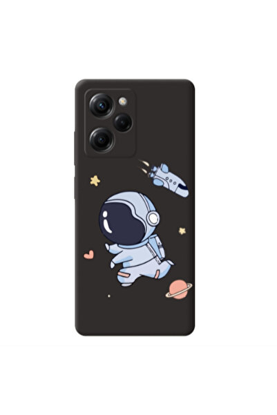 Other Xiaomi Poco X5 Pro Aduket Black Colored Silicone TPU Θήκη